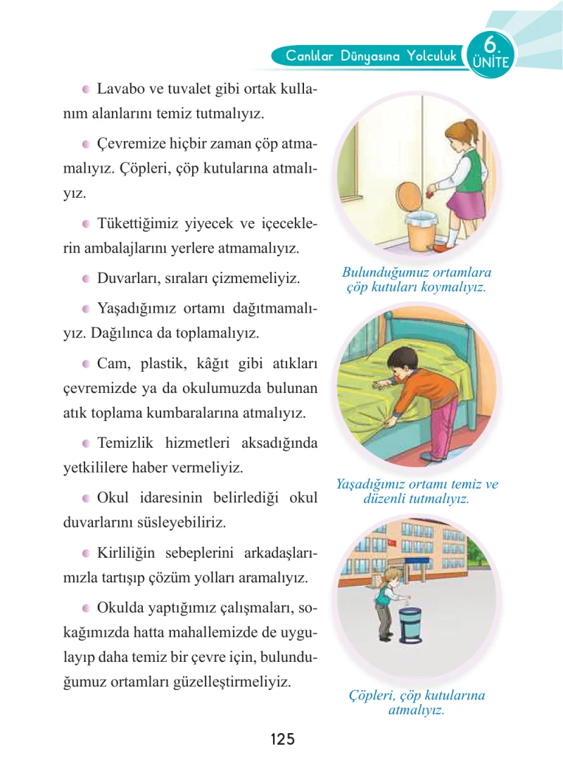 3. Sınıf Fen Bilimleri Ders Kitabı Cevapları Anka Yayınları Sayfa 125
