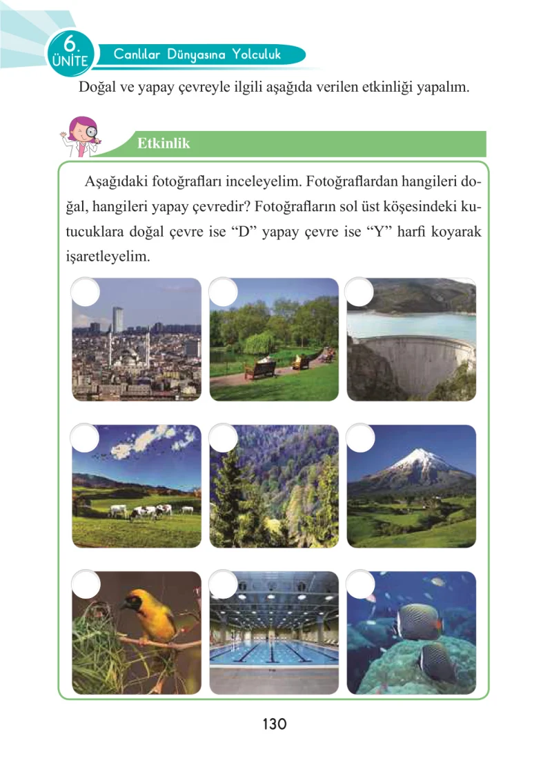 3. Sınıf Fen Bilimleri Ders Kitabı Cevapları Anka Yayınları Sayfa 130