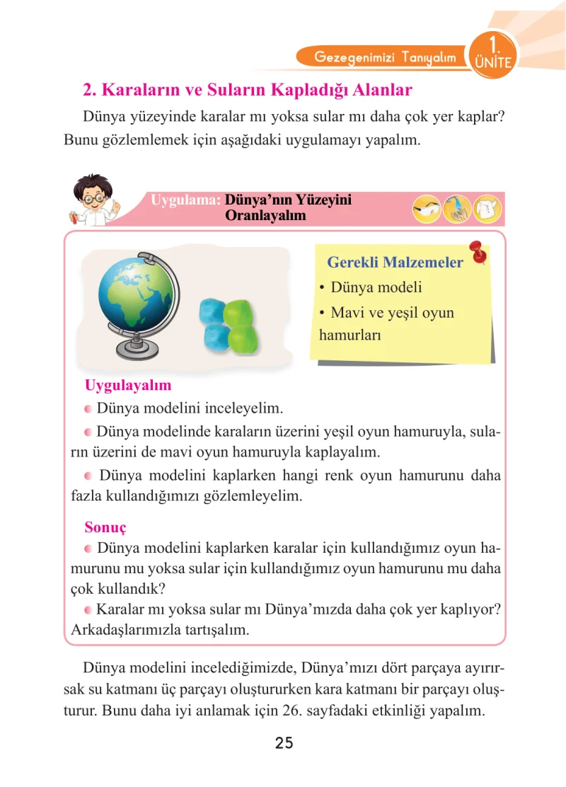 3. Sınıf Fen Bilimleri Ders Kitabı Cevapları Anka Yayınları Sayfa 25