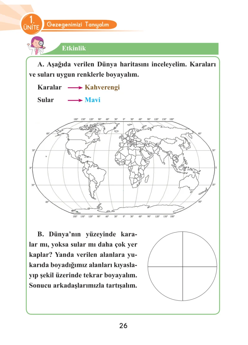 3. Sınıf Fen Bilimleri Ders Kitabı Cevapları Anka Yayınları Sayfa 26
