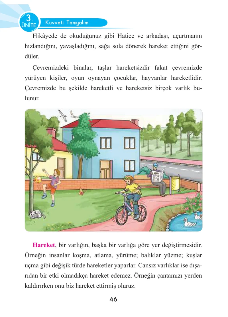 3. Sınıf Fen Bilimleri Ders Kitabı Cevapları Anka Yayınları Sayfa 46