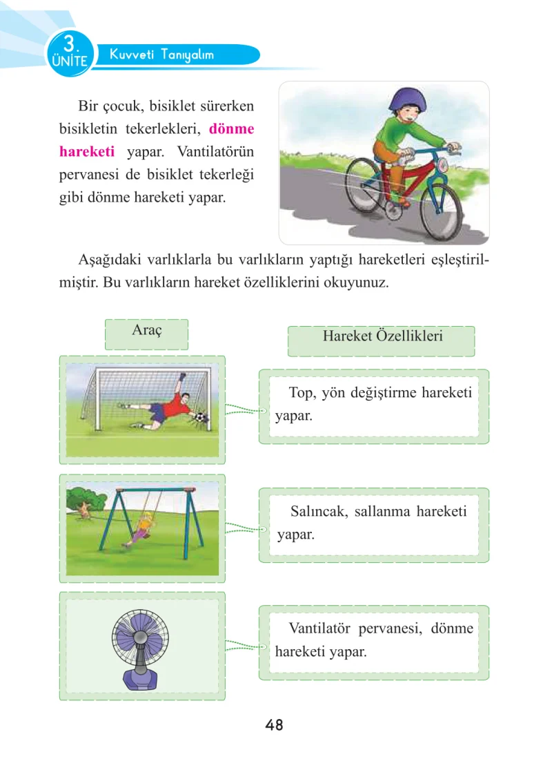 3. Sınıf Fen Bilimleri Ders Kitabı Cevapları Anka Yayınları Sayfa 48