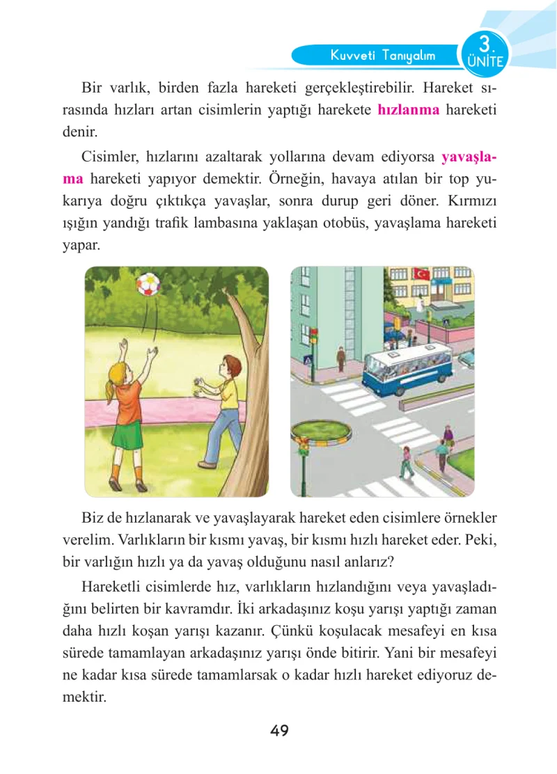 3. Sınıf Fen Bilimleri Ders Kitabı Cevapları Anka Yayınları Sayfa 49