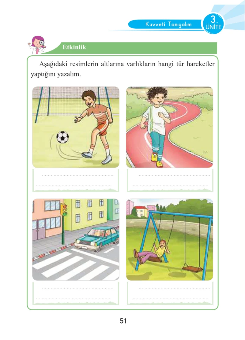 3. Sınıf Fen Bilimleri Ders Kitabı Cevapları Anka Yayınları Sayfa 51
