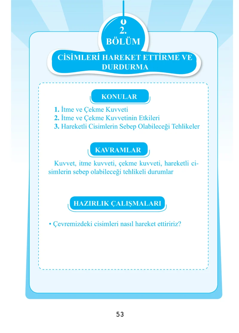 3. Sınıf Fen Bilimleri Ders Kitabı Cevapları Anka Yayınları Sayfa 53