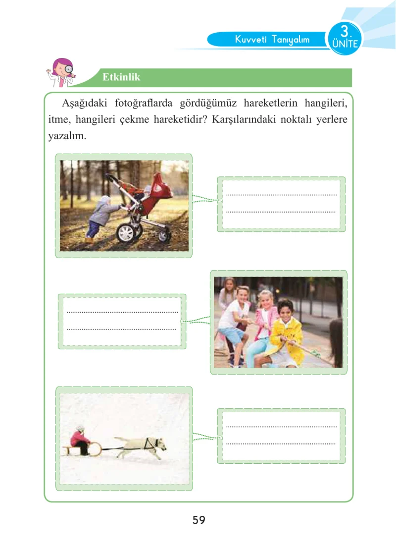 3. Sınıf Fen Bilimleri Ders Kitabı Cevapları Anka Yayınları Sayfa 59