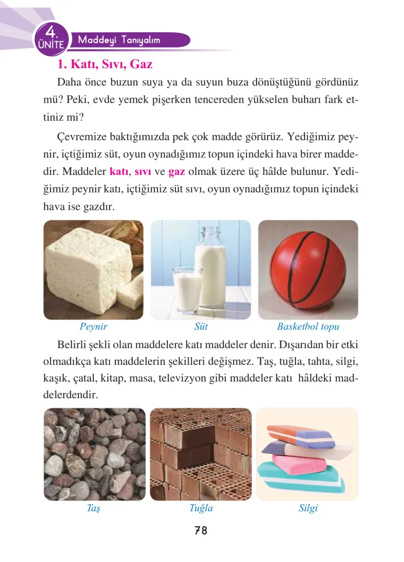 3. Sınıf Fen Bilimleri Ders Kitabı Cevapları Anka Yayınları Sayfa 78