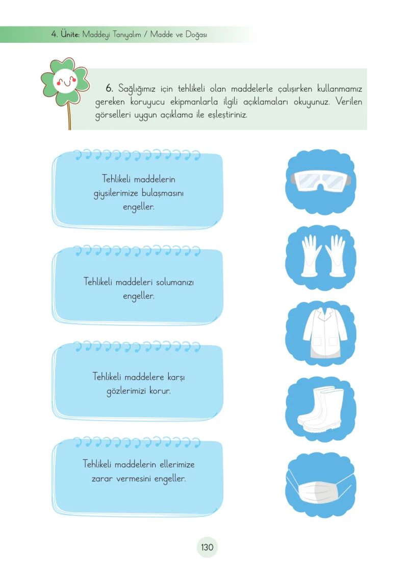 3. Sınıf Fen Bilimleri Ders Kitabı Cevapları Cem Yayınları Sayfa 130
