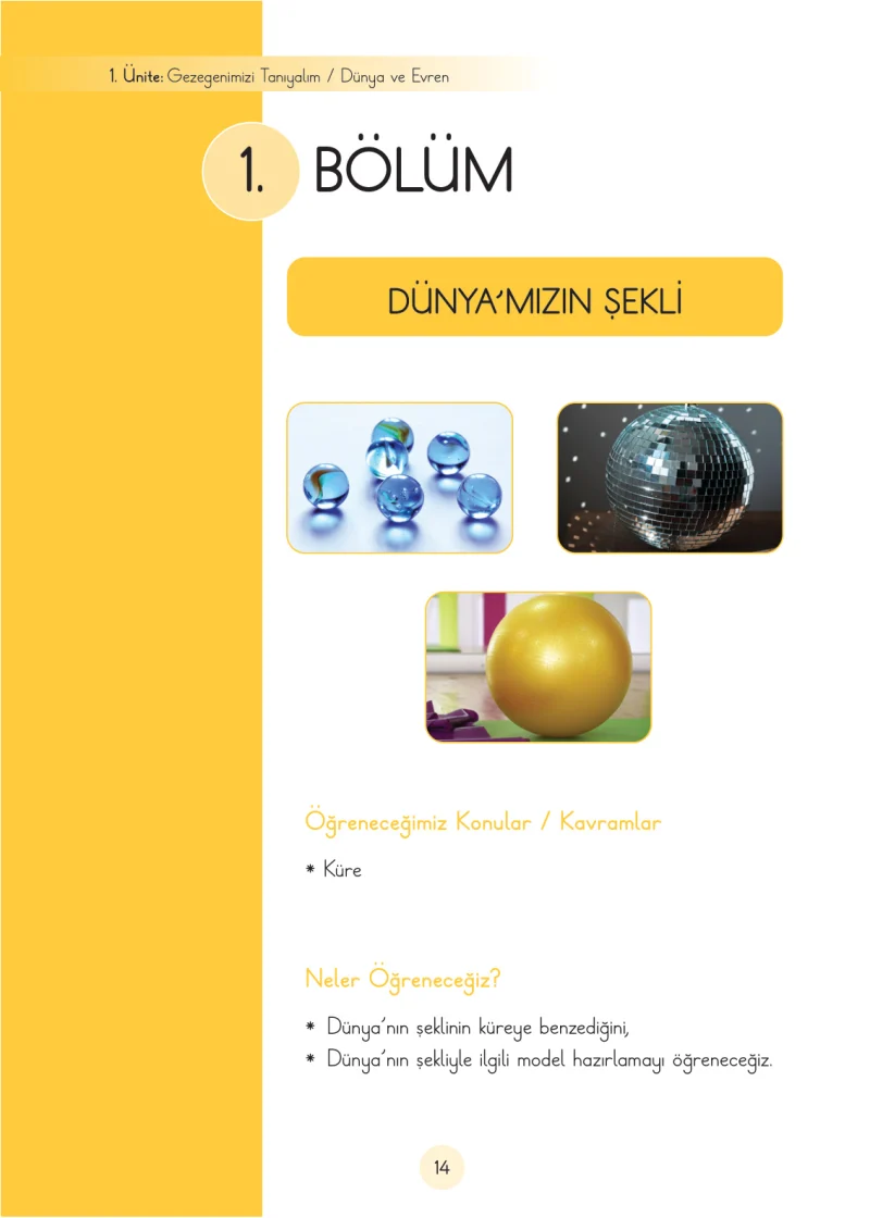 3. Sınıf Fen Bilimleri Ders Kitabı Cevapları Cem Yayınları Sayfa 14
