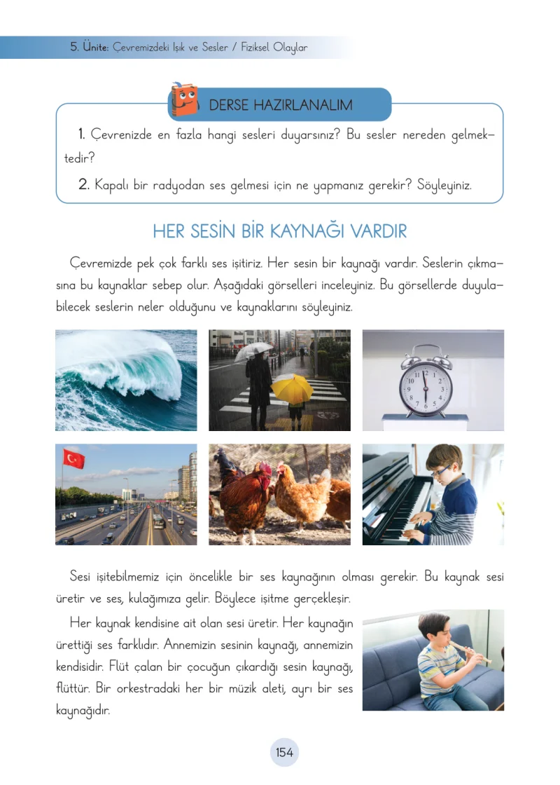 3. Sınıf Fen Bilimleri Ders Kitabı Cevapları Cem Yayınları Sayfa 154