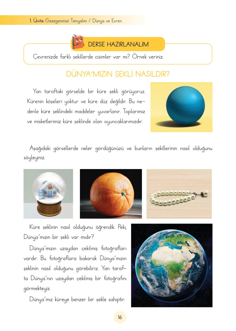 3. Sınıf Fen Bilimleri Ders Kitabı Cevapları Cem Yayınları Sayfa 16