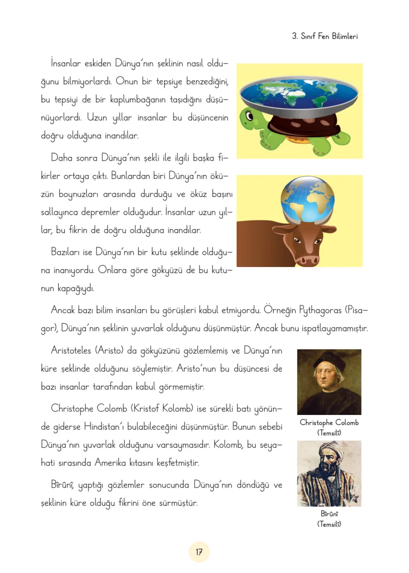 3. Sınıf Fen Bilimleri Ders Kitabı Cevapları Cem Yayınları Sayfa 17