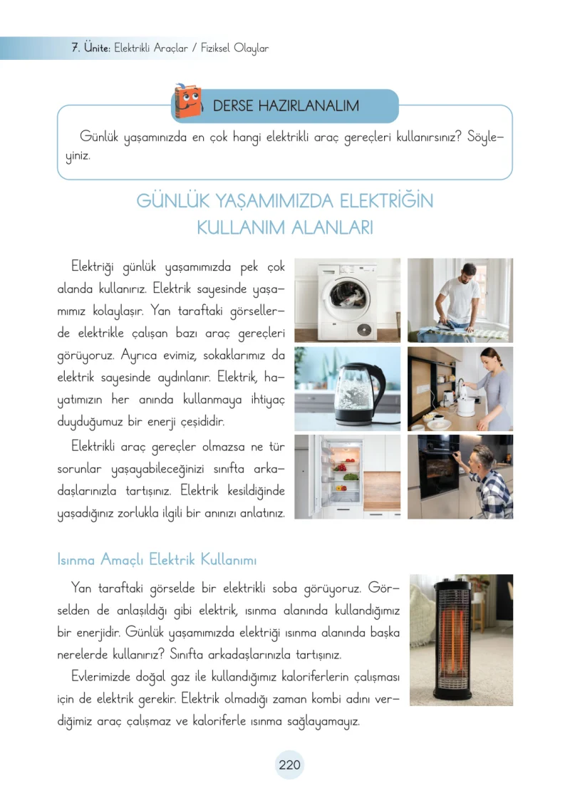 3. Sınıf Fen Bilimleri Ders Kitabı Cevapları Cem Yayınları Sayfa 220