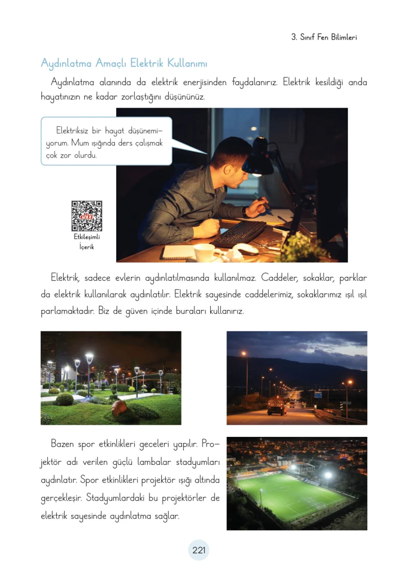 3. Sınıf Fen Bilimleri Ders Kitabı Cevapları Cem Yayınları Sayfa 221