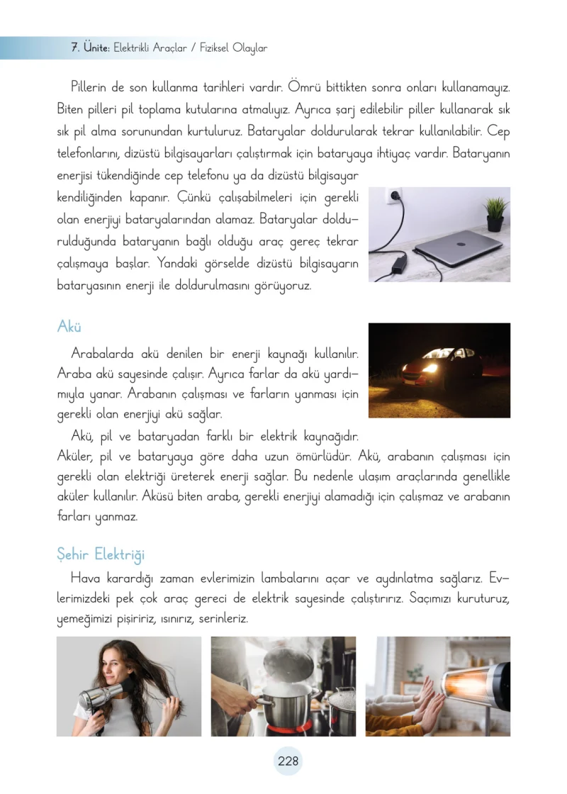3. Sınıf Fen Bilimleri Ders Kitabı Cevapları Cem Yayınları Sayfa 228