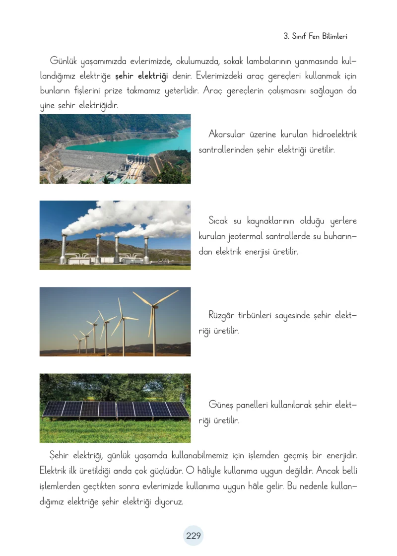 3. Sınıf Fen Bilimleri Ders Kitabı Cevapları Cem Yayınları Sayfa 229