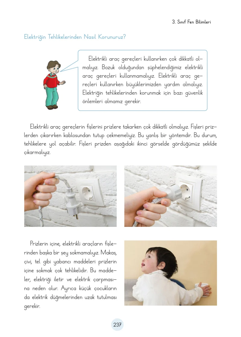 3. Sınıf Fen Bilimleri Ders Kitabı Cevapları Cem Yayınları Sayfa 237