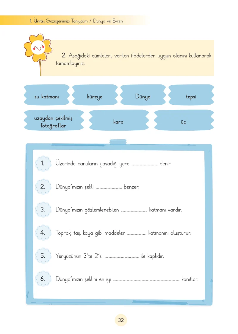 3. Sınıf Fen Bilimleri Ders Kitabı Cevapları Cem Yayınları Sayfa 32