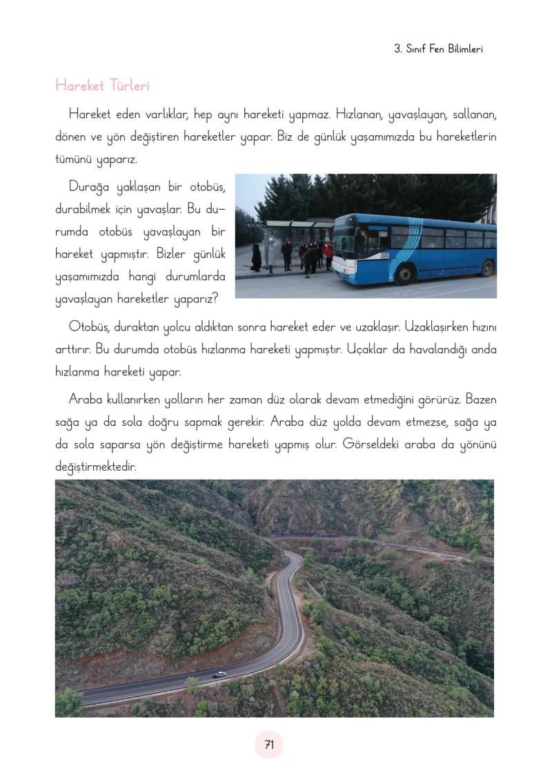 3. Sınıf Fen Bilimleri Ders Kitabı Cevapları Cem Yayınları Sayfa 71