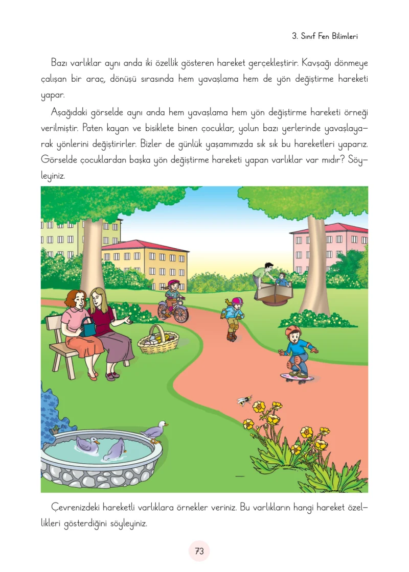 3. Sınıf Fen Bilimleri Ders Kitabı Cevapları Cem Yayınları Sayfa 73