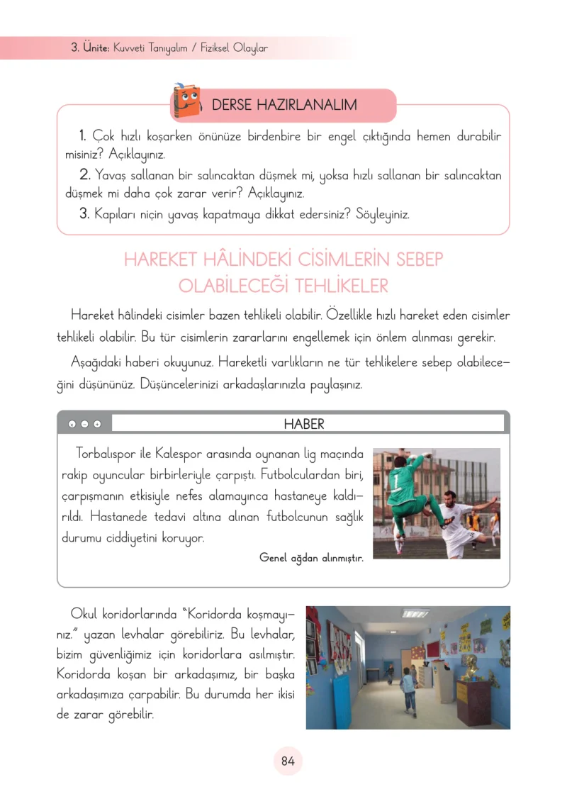 3. Sınıf Fen Bilimleri Ders Kitabı Cevapları Cem Yayınları Sayfa 84
