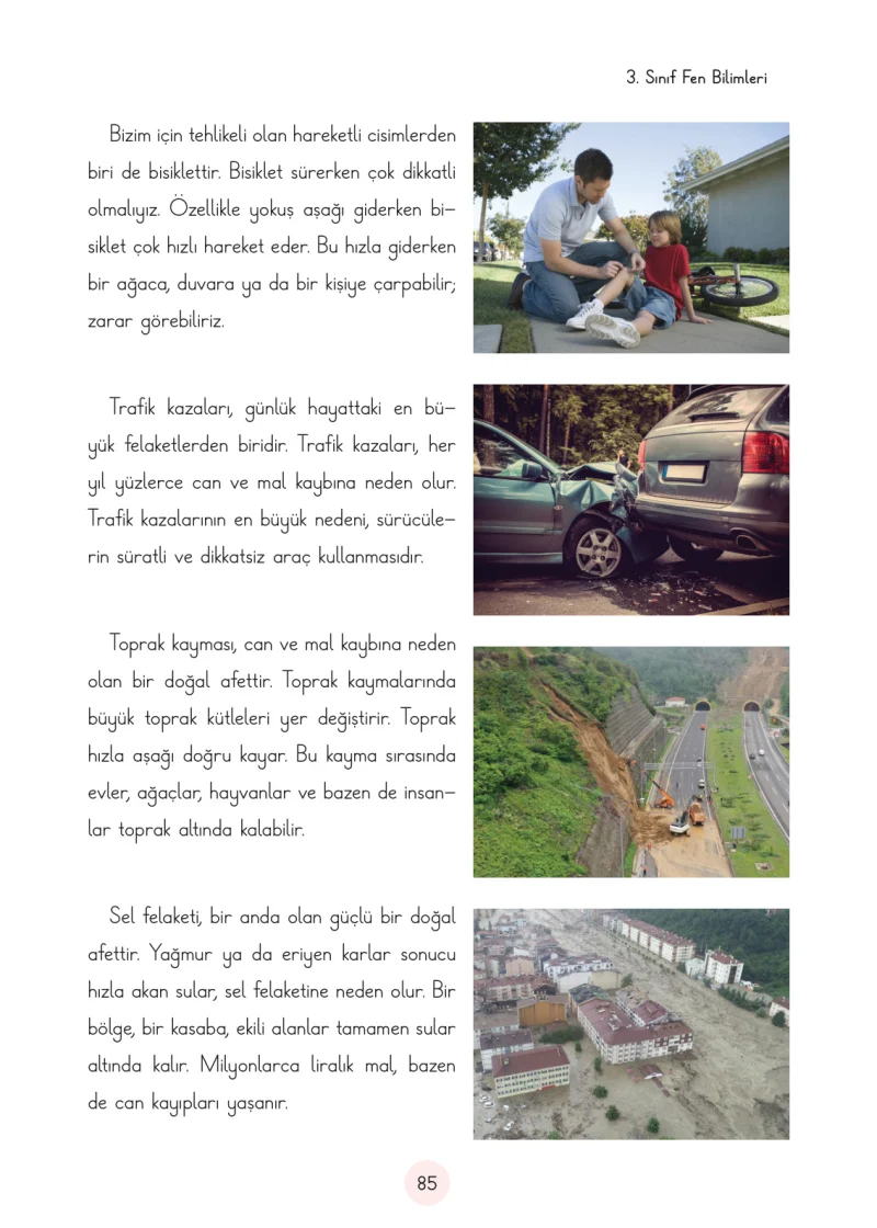3. Sınıf Fen Bilimleri Ders Kitabı Cevapları Cem Yayınları Sayfa 85