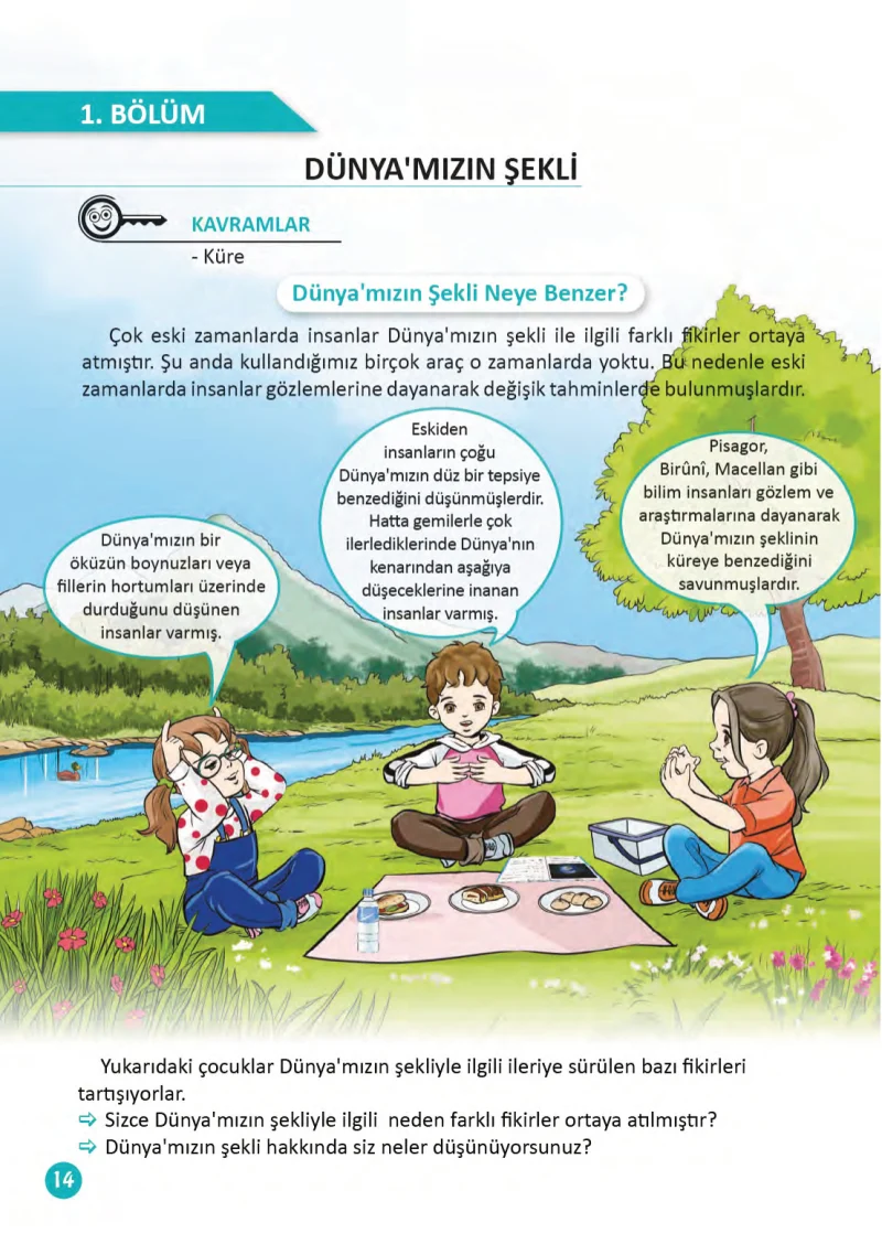 3. Sınıf Fen Bilimleri Ders Kitabı Cevapları Meb Yayınları 1 Sayfa 14