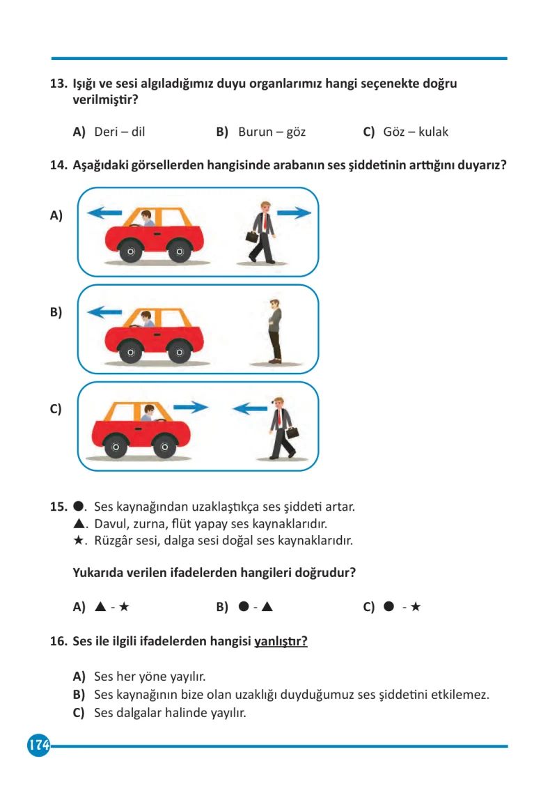 3. Sınıf Fen Bilimleri Ders Kitabı Cevapları Meb Yayınları 1 Sayfa 174