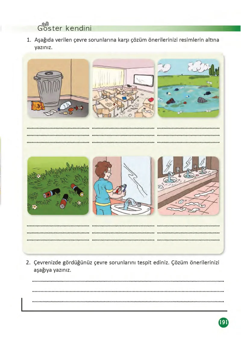 3. Sınıf Fen Bilimleri Ders Kitabı Cevapları Meb Yayınları 1 Sayfa 191