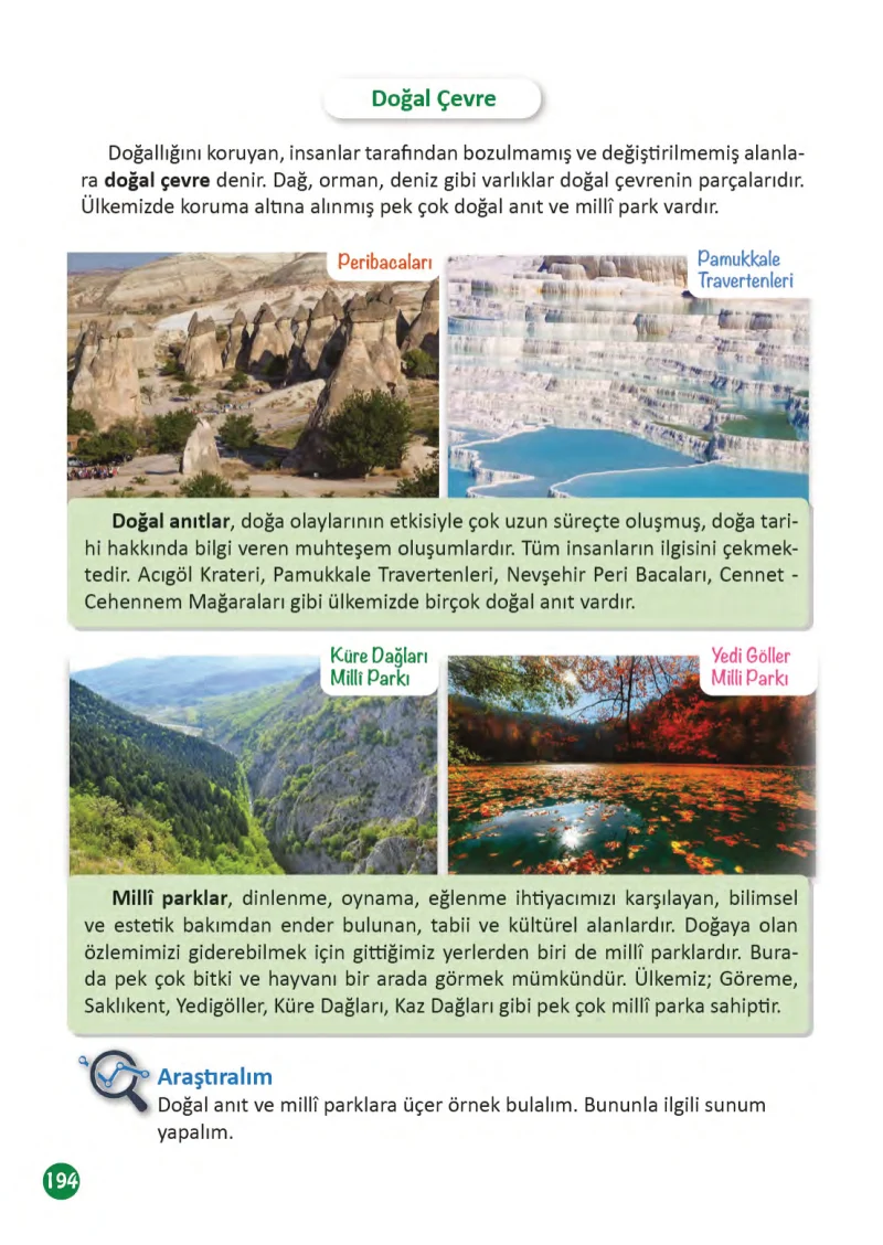 3. Sınıf Fen Bilimleri Ders Kitabı Cevapları Meb Yayınları 1 Sayfa 194