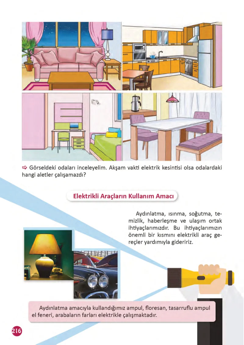 3. Sınıf Fen Bilimleri Ders Kitabı Cevapları Meb Yayınları 1 Sayfa 216