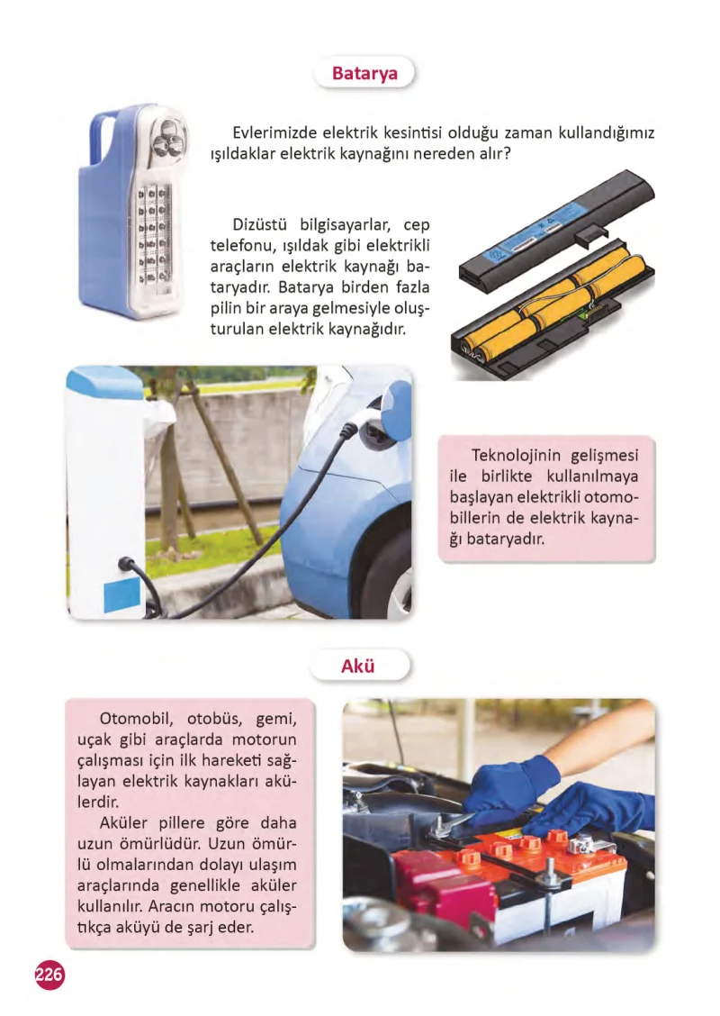 3. Sınıf Fen Bilimleri Ders Kitabı Cevapları Meb Yayınları 1 Sayfa 226