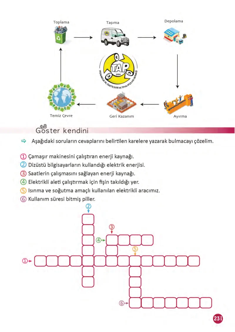 3. Sınıf Fen Bilimleri Ders Kitabı Cevapları Meb Yayınları 1 Sayfa 231