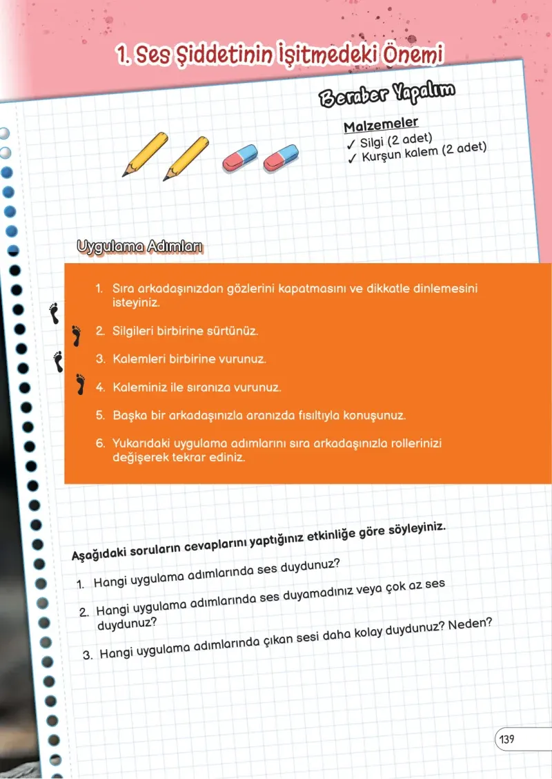 3. Sınıf Fen Bilimleri Ders Kitabı Cevapları Meb Yayınları Sayfa 139