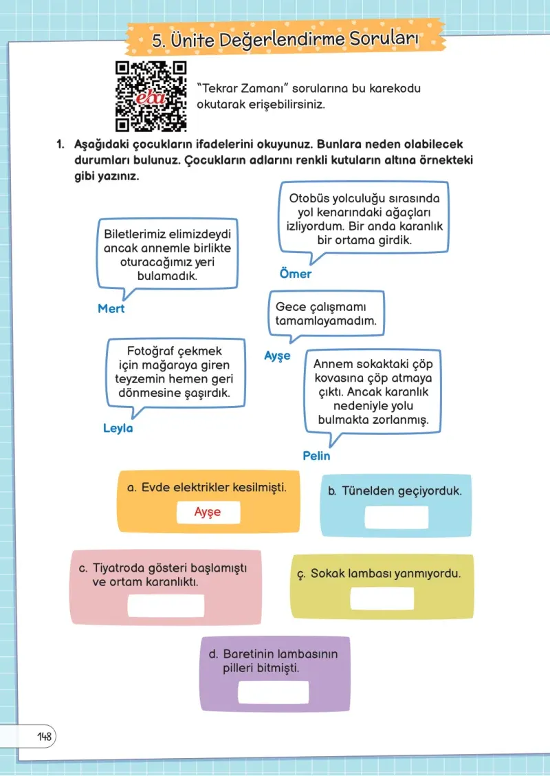 3. Sınıf Fen Bilimleri Ders Kitabı Cevapları Meb Yayınları Sayfa 148