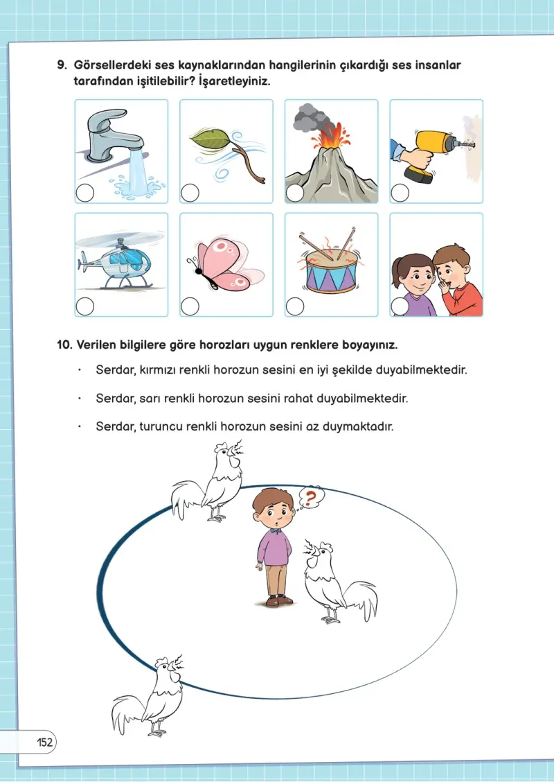 3. Sınıf Fen Bilimleri Ders Kitabı Cevapları Meb Yayınları Sayfa 152