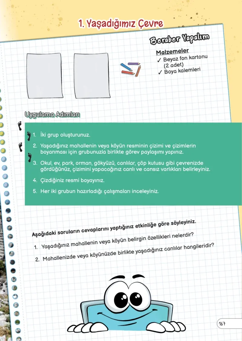 3. Sınıf Fen Bilimleri Ders Kitabı Cevapları Meb Yayınları Sayfa 167