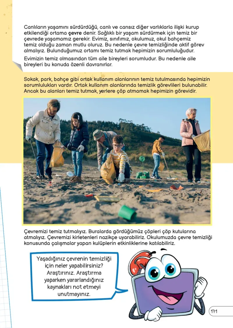 3. Sınıf Fen Bilimleri Ders Kitabı Cevapları Meb Yayınları Sayfa 171
