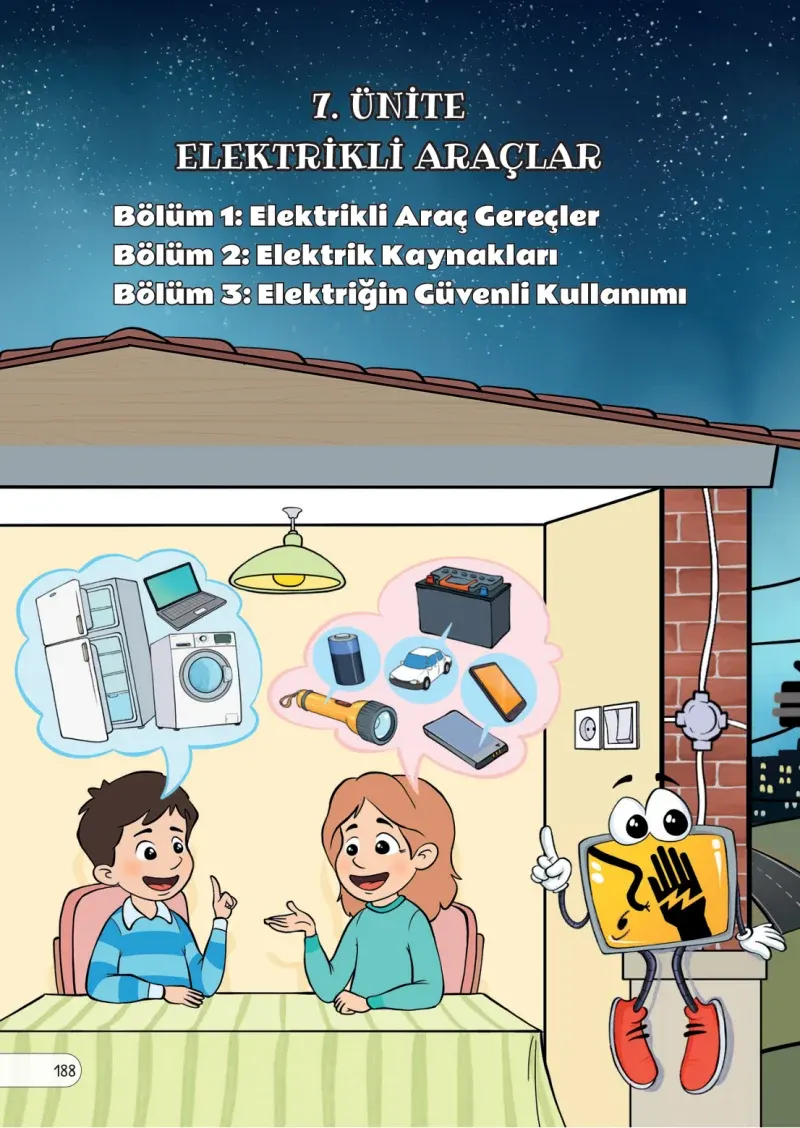 3. Sınıf Fen Bilimleri Ders Kitabı Cevapları Meb Yayınları Sayfa 188