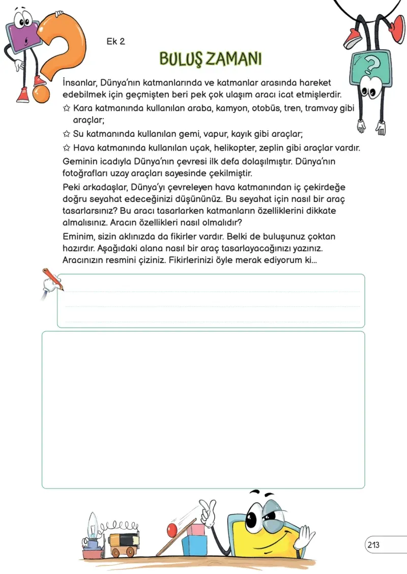 3. Sınıf Fen Bilimleri Ders Kitabı Cevapları Meb Yayınları Sayfa 213