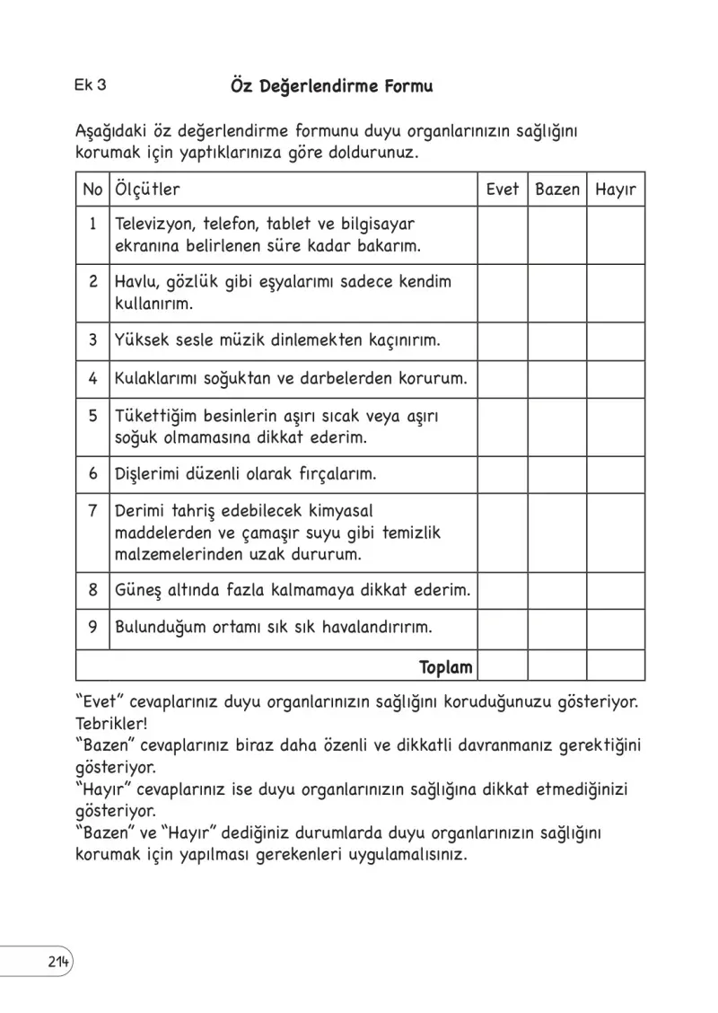 3. Sınıf Fen Bilimleri Ders Kitabı Cevapları Meb Yayınları Sayfa 214