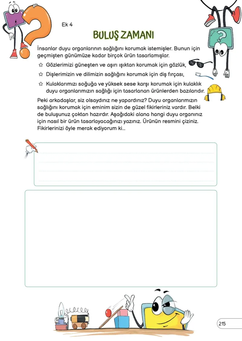 3. Sınıf Fen Bilimleri Ders Kitabı Cevapları Meb Yayınları Sayfa 215