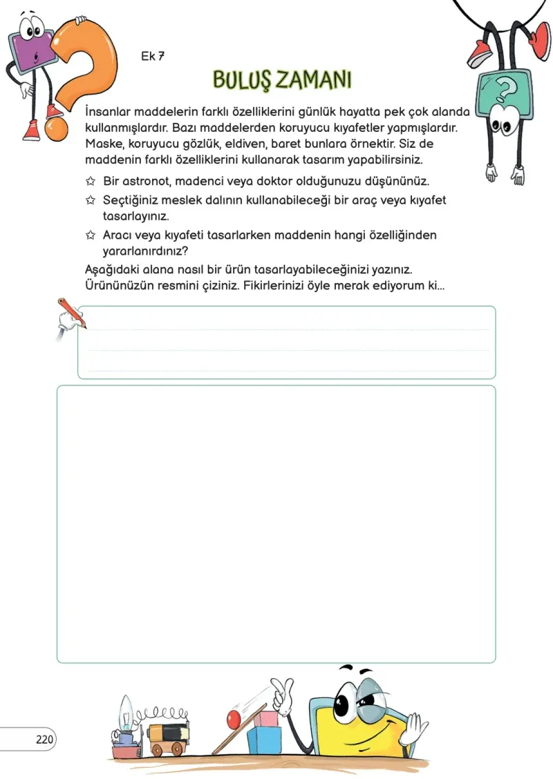 3. Sınıf Fen Bilimleri Ders Kitabı Cevapları Meb Yayınları Sayfa 220