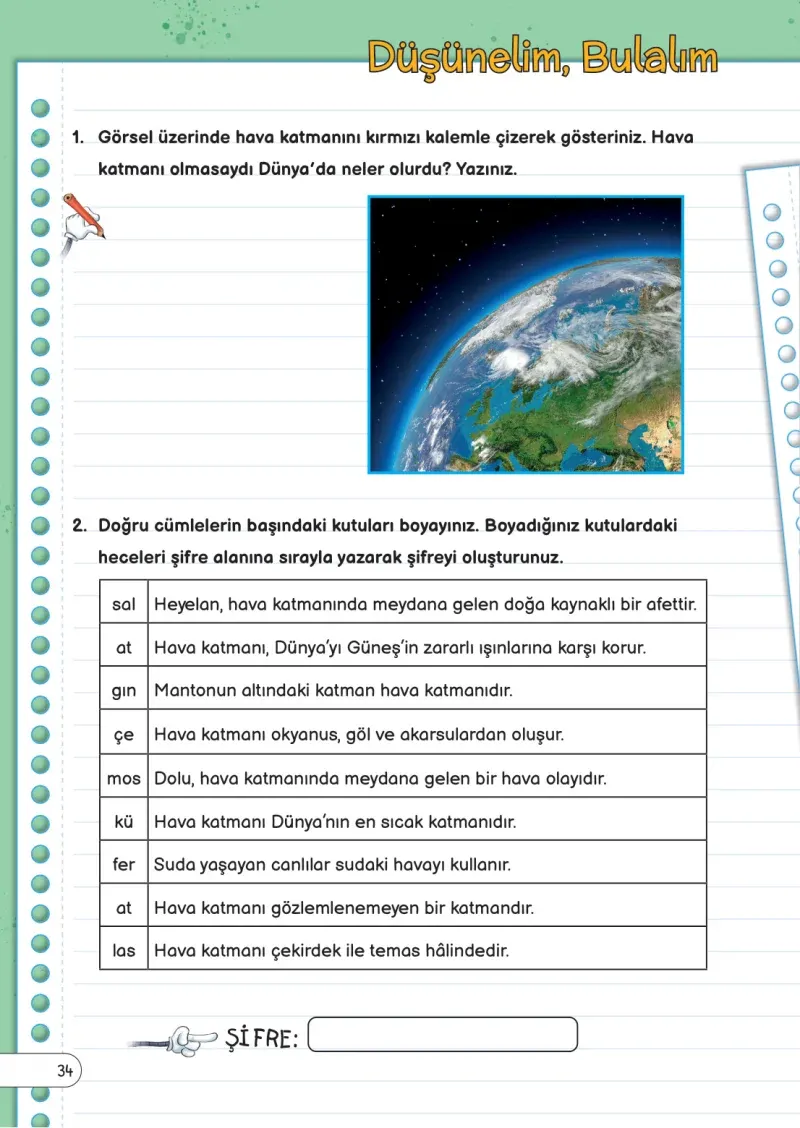 3. Sınıf Fen Bilimleri Ders Kitabı Cevapları Meb Yayınları Sayfa 34