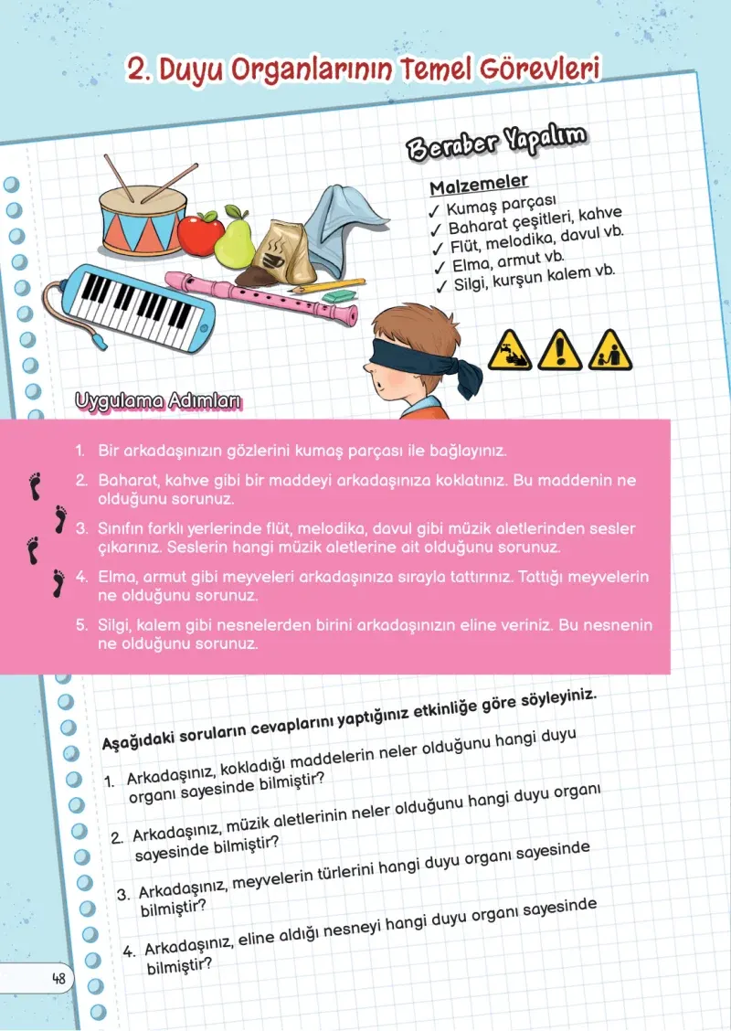 3. Sınıf Fen Bilimleri Ders Kitabı Cevapları Meb Yayınları Sayfa 48