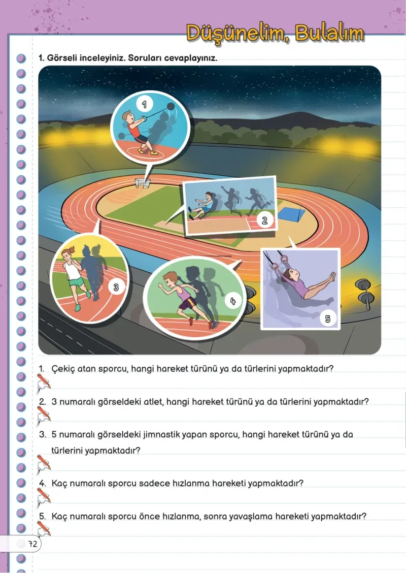 3. Sınıf Fen Bilimleri Ders Kitabı Cevapları Meb Yayınları Sayfa 72