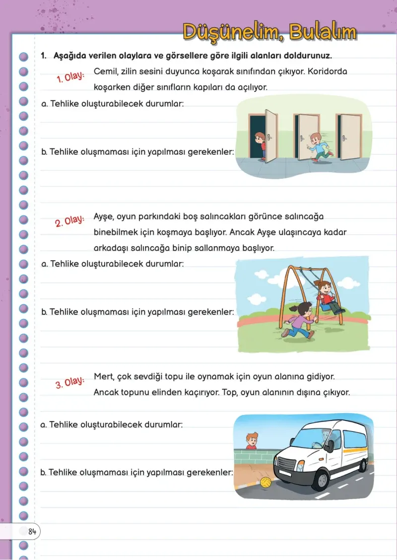 3. Sınıf Fen Bilimleri Ders Kitabı Cevapları Meb Yayınları Sayfa 84