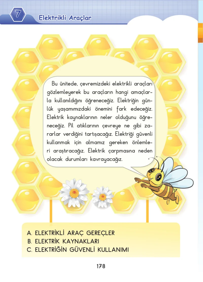 3. Sınıf Fen Bilimleri Ders Kitabı Cevapları SDR Dİkey Yayınları Sayfa 178