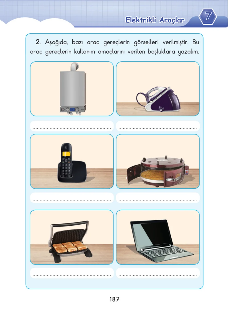 3. Sınıf Fen Bilimleri Ders Kitabı Cevapları SDR Dİkey Yayınları Sayfa 187