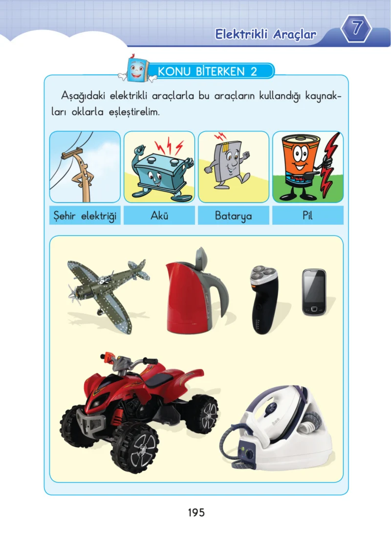 3. Sınıf Fen Bilimleri Ders Kitabı Cevapları SDR Dİkey Yayınları Sayfa 195